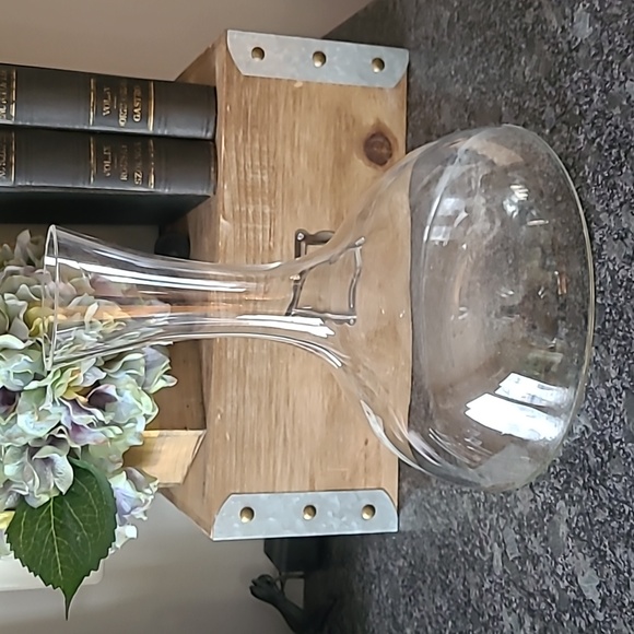 Vintage Other - Vintage MCM Glass Wine Decanter Bottle